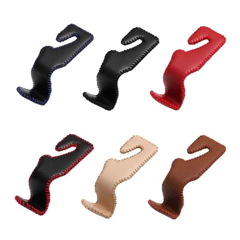 Coche nuevo asiento de cuero gancho del coche silla trasera oculta Multi-funcional asiento trasero pequeño gancho