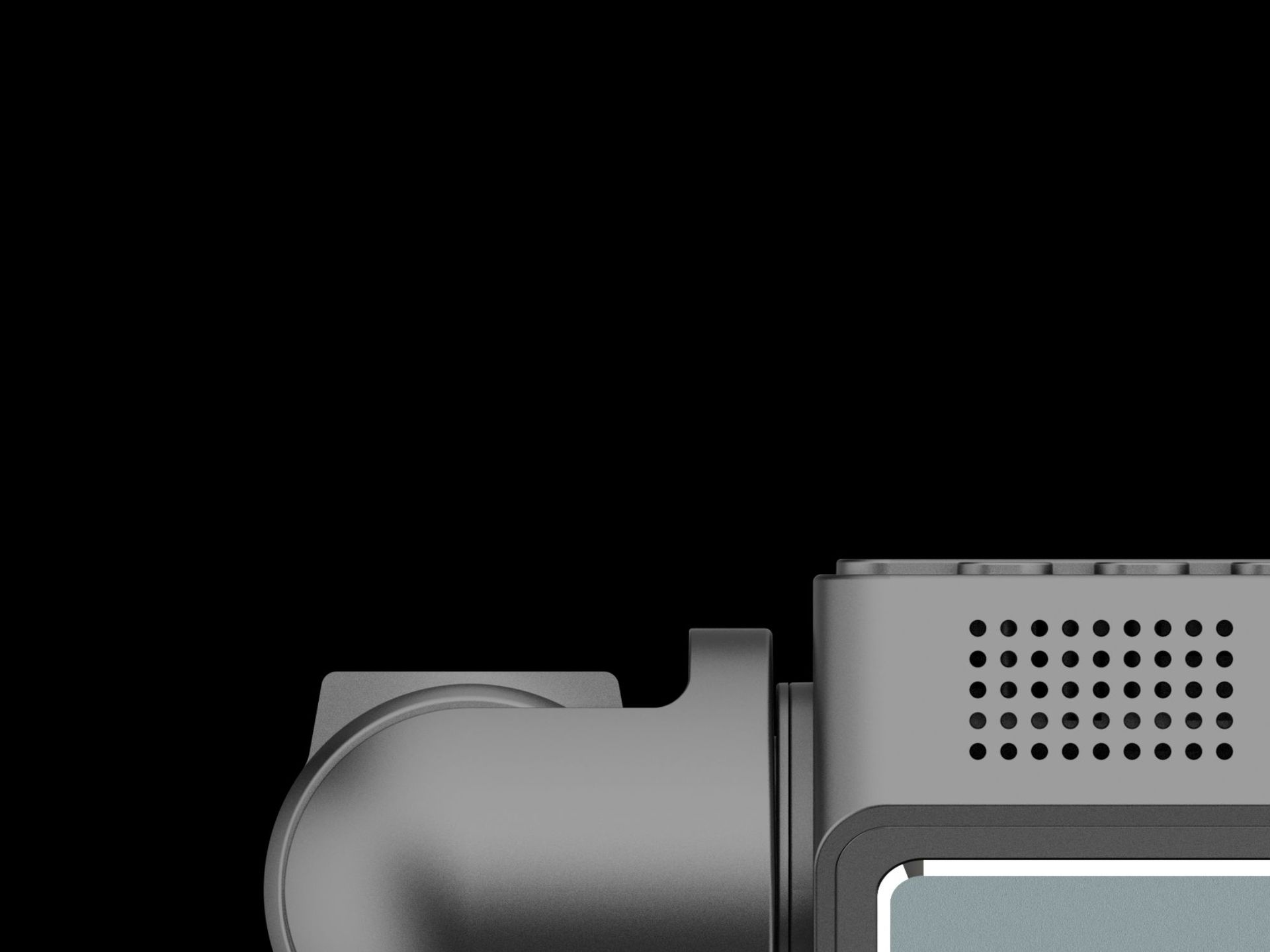 Four-way dashcam with front and rear dual recording plus four lenses for left and right blind spots, high-definition night vision and reversing camera
