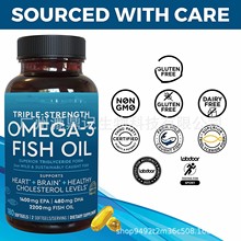 Fish Oil with EPA and DHA Supplements 2,200mg