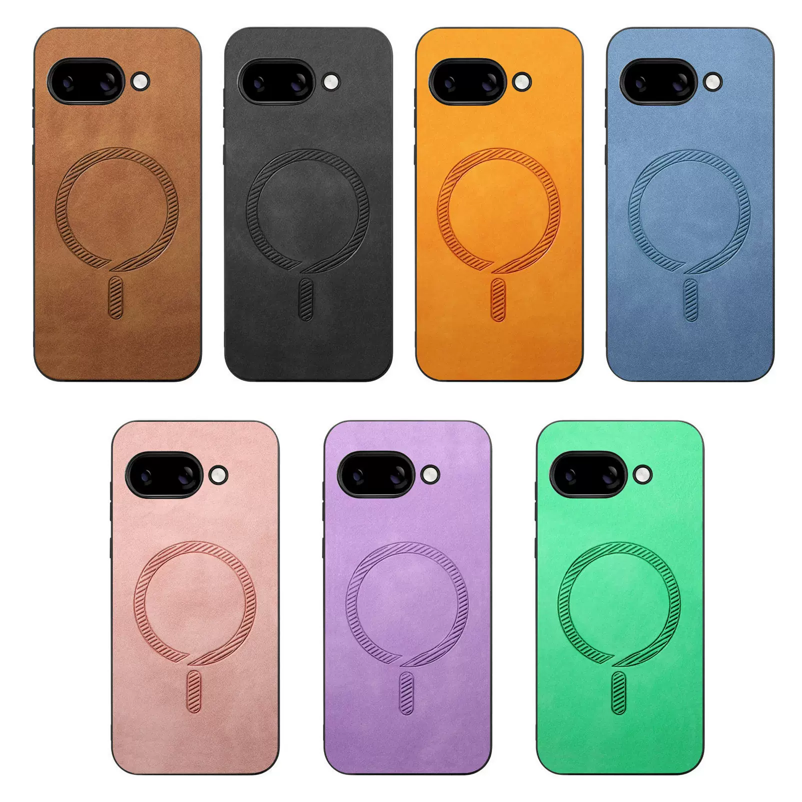 适用谷歌Pixel9A手机壳纯色全包肤感磁吸Google Pixel10pro保护套