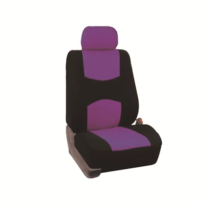 Cross-Border Hot-Selling Universal Five-Seater Car Seat Cover Flat Fabric Chair Cover Simple Personalized Breathable and Comfortable Seat Cushion (Universal seat cover) - purple-single-seat-2-piece-set-general-purpose
