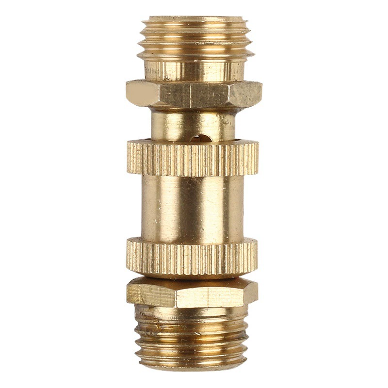 Воздушный компрессор аксессуары для воздушных насосов Bama двухтактный клапан медный Тяговый клапан 2 Двойной наружный проволочный шаровой клапан маленький переключатель наружный зубчатый сливной клапан