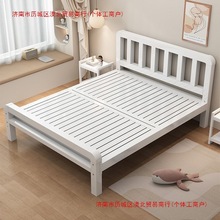 铁艺床双人床1.5米欧式家用1.8铁床单人不锈钢出租房铁架批发