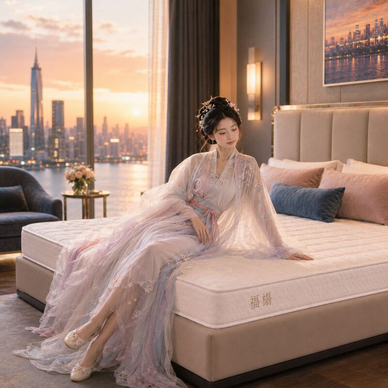 Mattress Compressed Roll-Packed Mattress Foldable Structure Independent Spring Support Layer