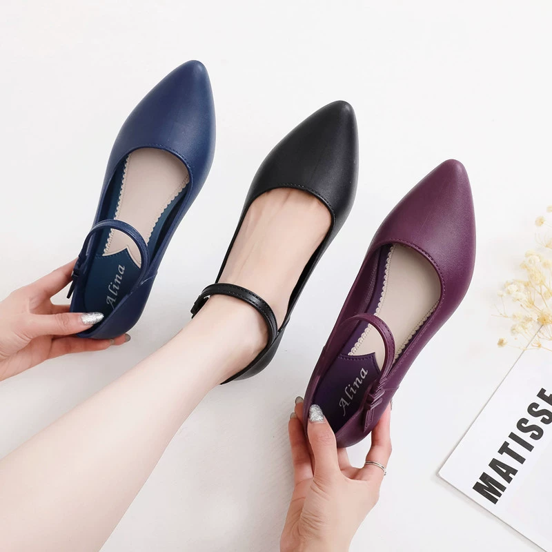 Модные новые летние сандалии светло-рта женские пластиковые нескользящие подходят для среднего и наружного ношения водонепроницаемые туфли желе сандалии тапочки