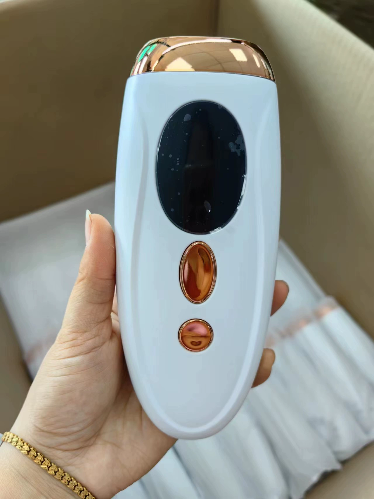 IPL Hair Removal Device, 5M Flashes, 470–1100 nm, Portable Home Export Model