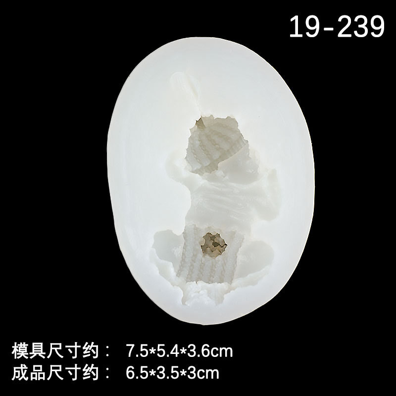 En stock al por mayor tridimensional acostado dormir Bebé forma fondant molde de silicona DIY decoración del coche aromaterapia yeso