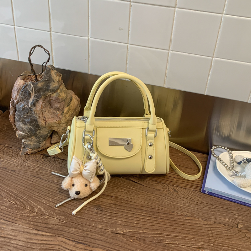 Cross-Border Women's Bags 2026 New Style Single Shoulder Crossbody Handbag Small Square Bag Trendy Korean Style Pillow Bag Fashionable Coin Purse Trendy