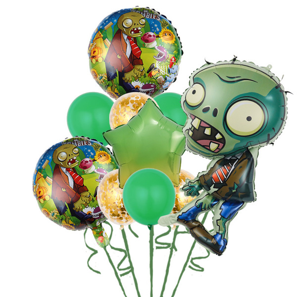 cartoon Plants vs. Zombies