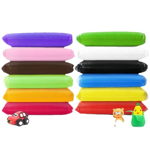 36-color ultra-light air-dry clay kindergarten children DIY craft space light modeling clay large pack sealed rubber modeling clay wholesale