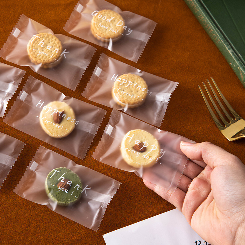 Nougat de Navidad 2025 bolsa de embalaje máquina de pastel de leche bolsa de embalaje de dulces de café Toffee horneado nuevo