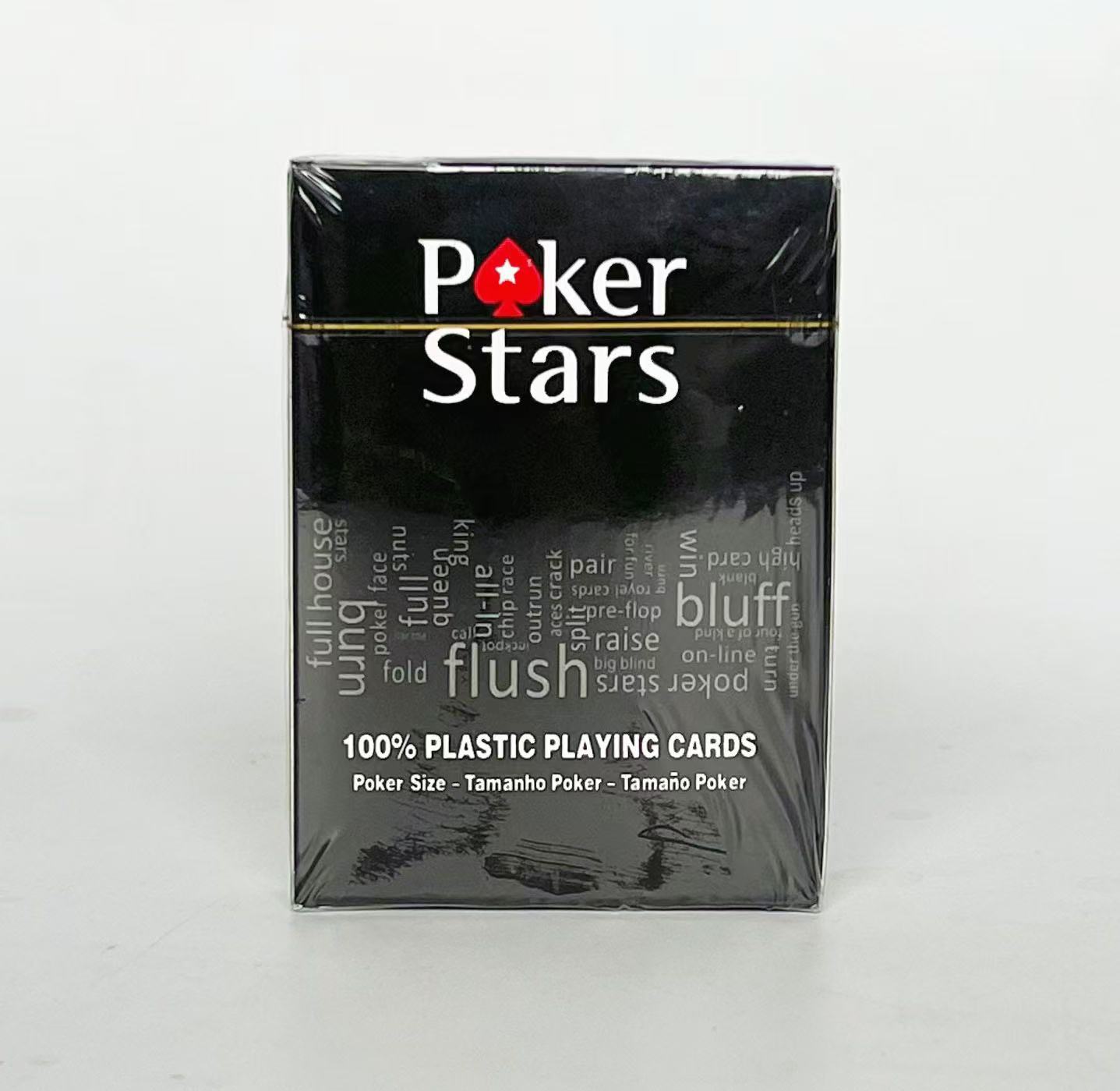 Fabricante de Texas negro rojo negro azul tarjetas de juego plástico PVC color de impresión de retroalimentación barata impermeable flor de corte mesa de entretenimiento casual