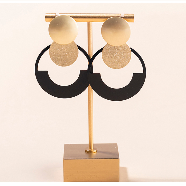 12g Weight Earrings Event & Party Supplies Fashion Triangle Heart Shape Metal Drop Earrings