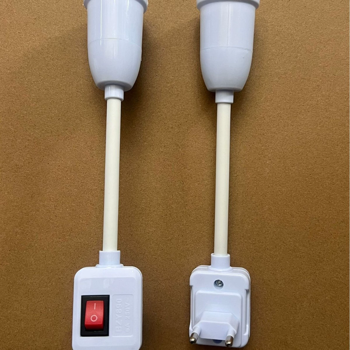 Универсальный патрон для лампы HOT Brand с поворотом на 360 градусов, европейский стандарт, с выключателем, цоколь E27, для ночника