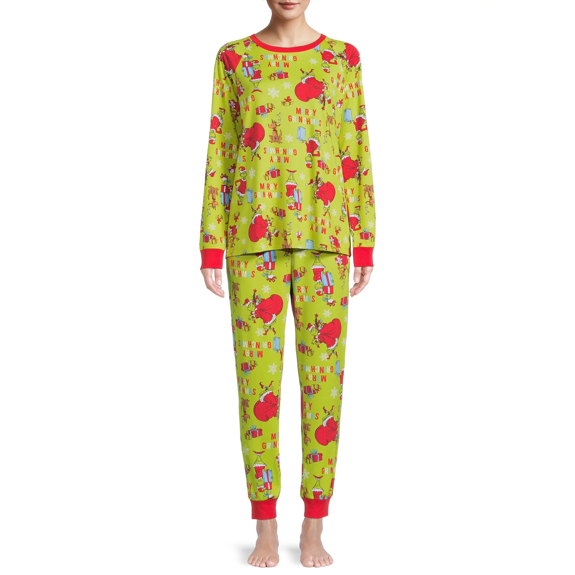 thumbnail image 3 of Ropa navideña para padres e hijos, ropa familiar, ropa navideña, pijamas navideños de algodón para padres e hijos europeos y americanos, decoración del hogar, 3 of 5