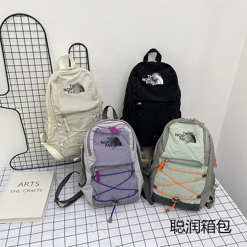 アウトドアバックパックメンズソリッドカラーハイキングバッグレトロ大容量スクールバッグ軽量トラベルバッグスポーツハイキング小型バックパック|undefined