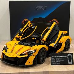 レゴ 1:8 高難易度ビルディングブロックスーパーカーマクラーレン P1 3893 粒子組み立てモデル大人のおもちゃと互換性があります。