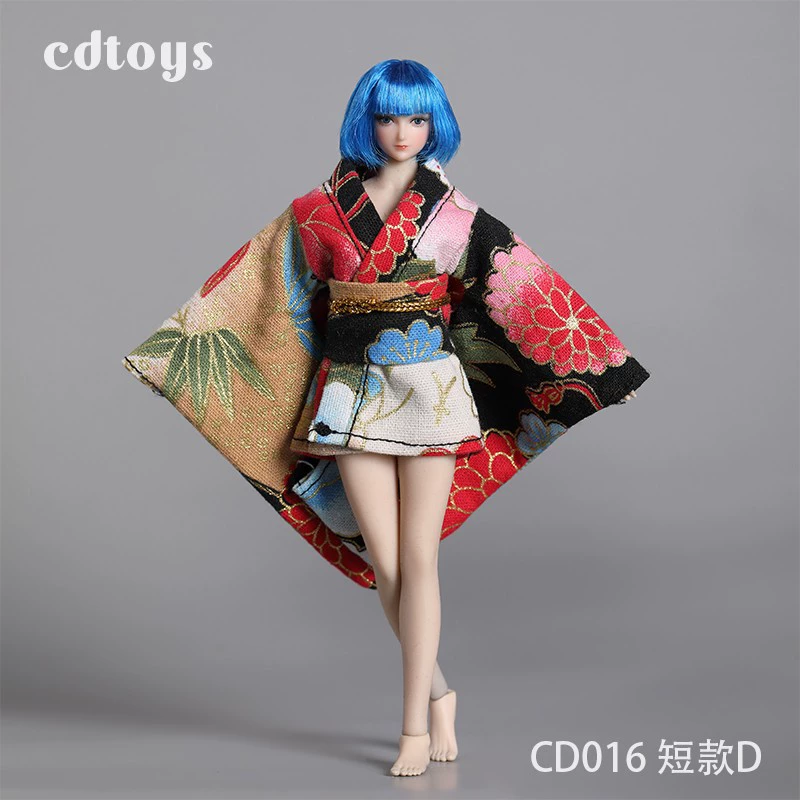 Оптовые CDTOYS CD016 1/12 Женские солдаты кимоно подходит для TBLEAGUE1: 12 наборов