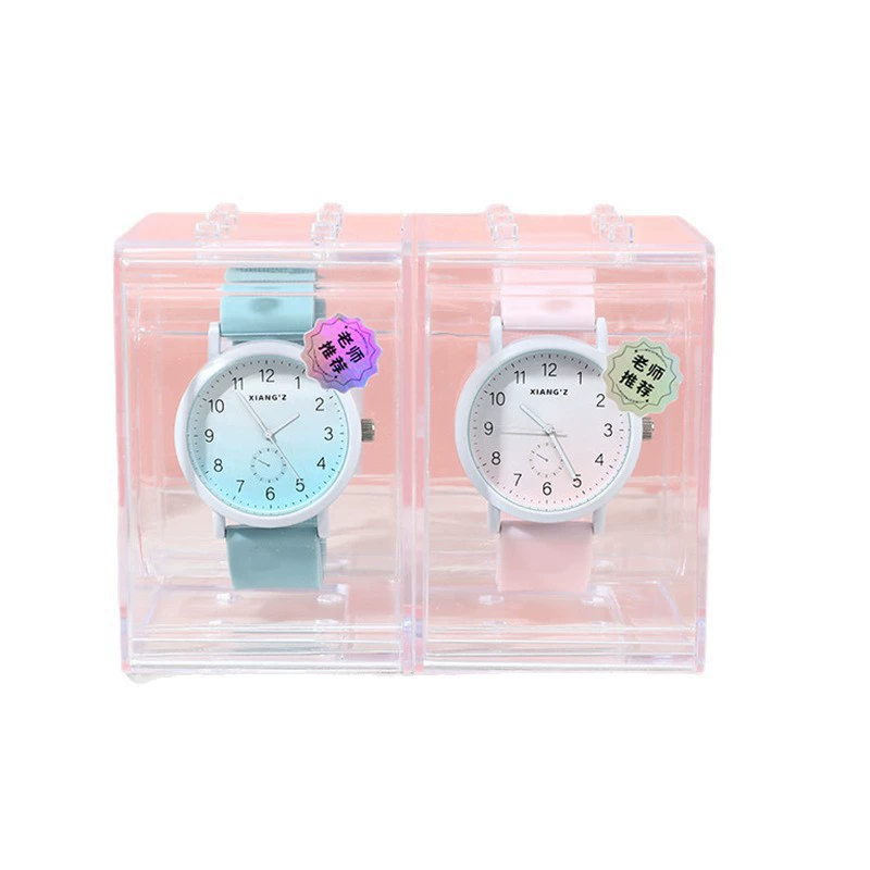 Щелчок палца Dial, кварцевые часы, подставка, креативные часы, градиент