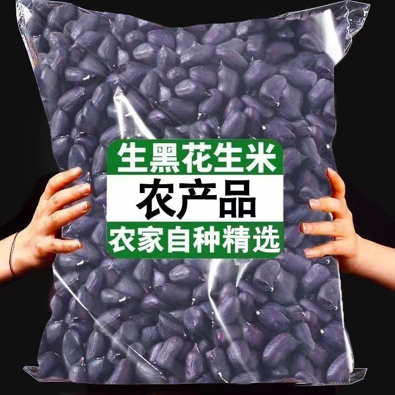 新入荷 セレン豊富な黒落花生 天日干し オリジナル生小粒黒皮落花生種子 雲南プーアル黒落花生|undefined