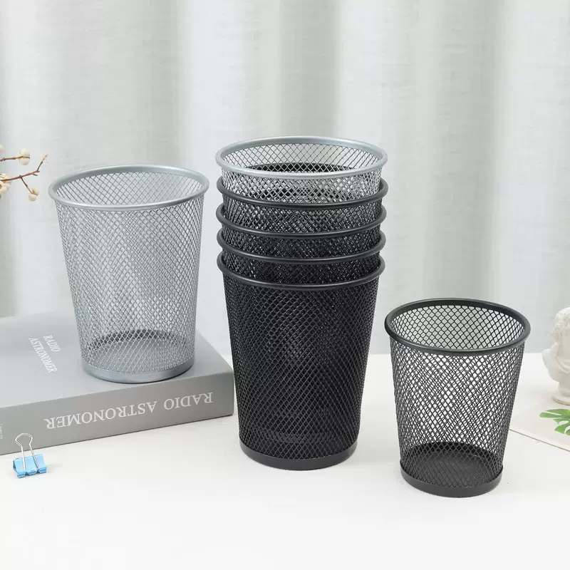 现货可叠加圆锥形金属铁艺笔筒笔桶批发简约学习办公桌面笔筒收纳