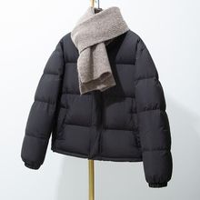 短款羽绒服女冬季新款白鸭绒加厚高端泡芙小个子面包服外套