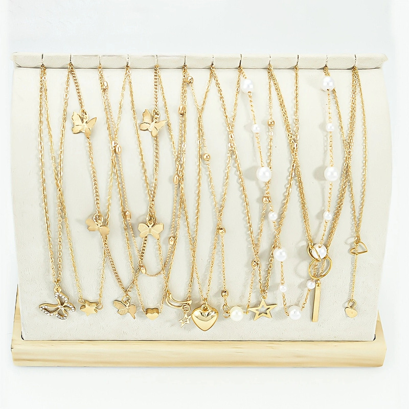 Cross-border explosive jewelry 11 ladies necklace suit fashion Joker style Middle East jewelry foreign trade wholesale