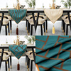 Hangzhou table flag manufacturer modern light luxury table flag wholesale high -precision blooming table decoration striped table flag fabric