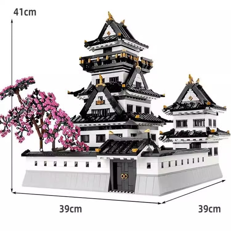 222006 Himeji City ensamblaje rompecabezas de construcción de bloques de alta dificultad juguetes de construcción