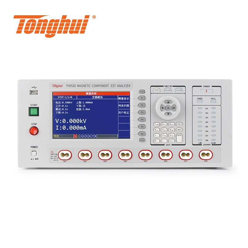 Tonghui TH9520A интегрированный анализатор магнитных компонентов TH9520 интегрированная тестовая система «шесть в одном» 8 каналов