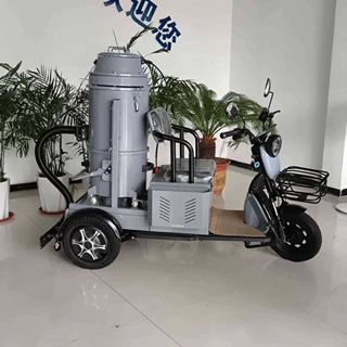 工业吸尘车驾驶电动吸尘器小型电动三轮吸尘车双过滤大功率大吸力