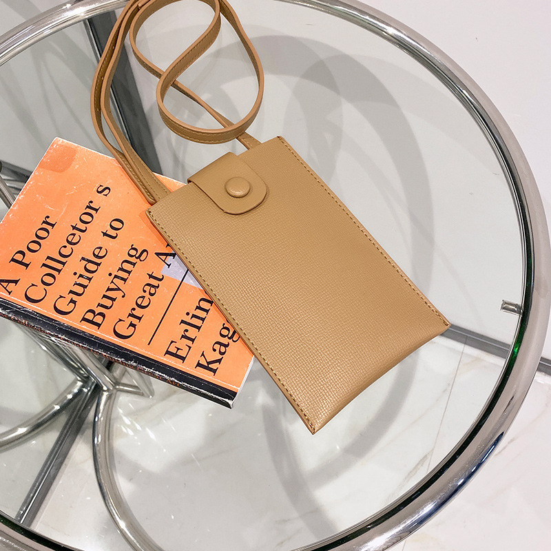 Verano transfronterizo nuevo bolso de hombro estilo coreano moda vertical teléfono móvil bolso simple hombro crossbody pequeño bolso logotipo imprimible