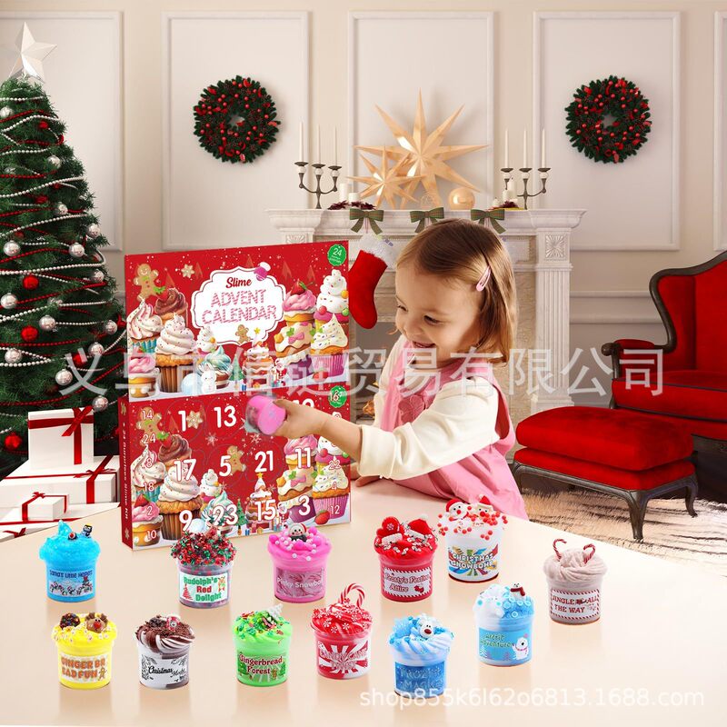 2025 スライム アドベント カレンダー - 男の子と女の子へのクリスマス サプライズ ギフトに最適|undefined