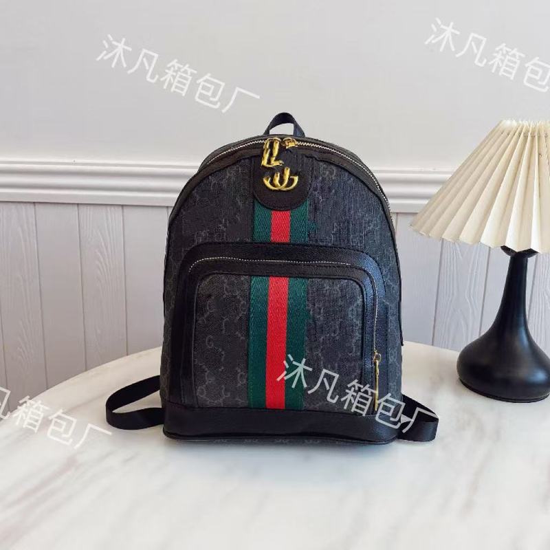 新款潮牌2025精品时尚双肩背包热销GG系列大容量女士双肩包|undefined