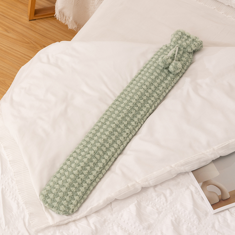Bolsa de agua caliente almohada larga almohada de abrazamiento para niñas dormir piernas de cama cama de peluche dormitorio de estudiantes de invierno