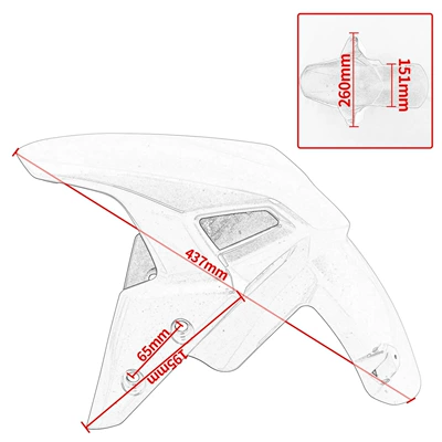 Motorcycle Fender – Z900 17-24 Modified