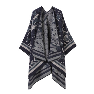 Palace classical orange new knitted shawl Joker foreign trade split outside fashion cape cape scarf wholesale
