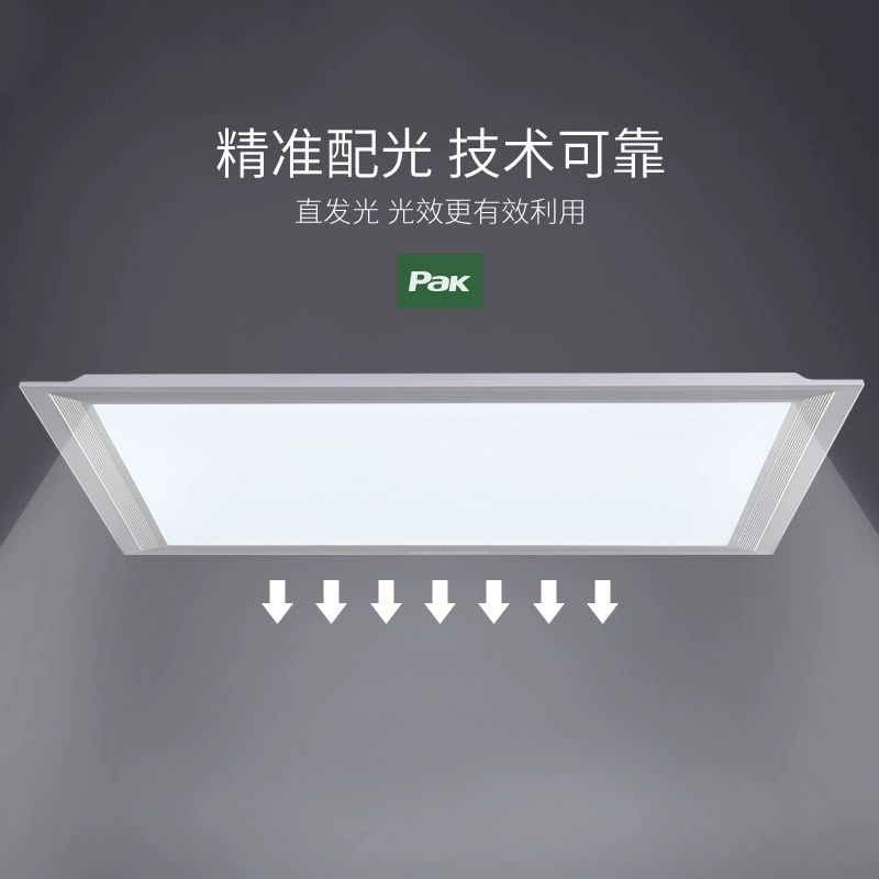 Built-in ceiling LED light panel, rectangular lamp for bathroom