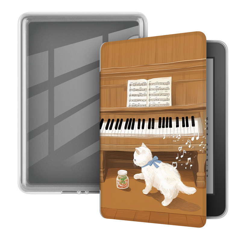 Aplicable kindle paperwhite6543 acrílico pintado funda protectora 658/558 funda protectora transparente