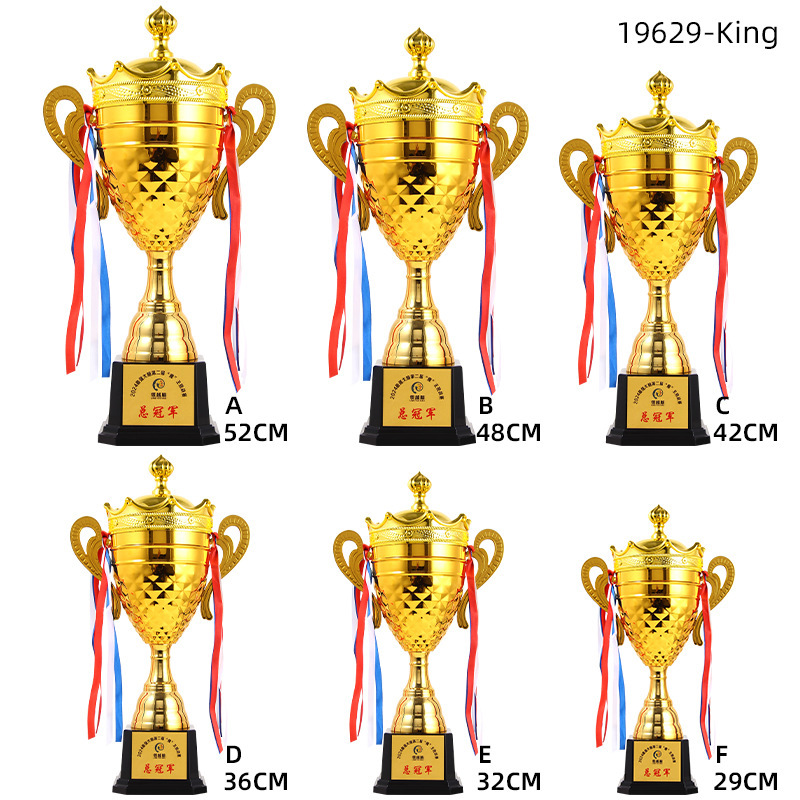 Trofeo de la corona de metal Concurso de juegos del campus Premios del trofeo Premios de la reunión anual creativa de la empresa Premios destacados