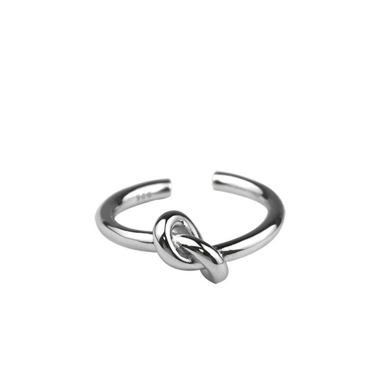 design line knotted ring fashion simple open ring