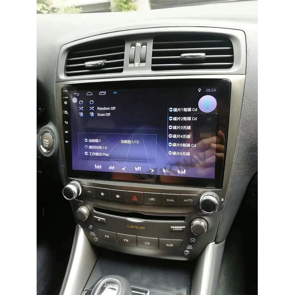 Подходит для Lexus I300 IS200 IS350 2005–2012 — автомобильный стереоприёмник (головное устройство)