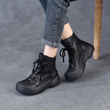 以一 Martens, летние дышащие повседневные ретро летние ботинки на платформе
