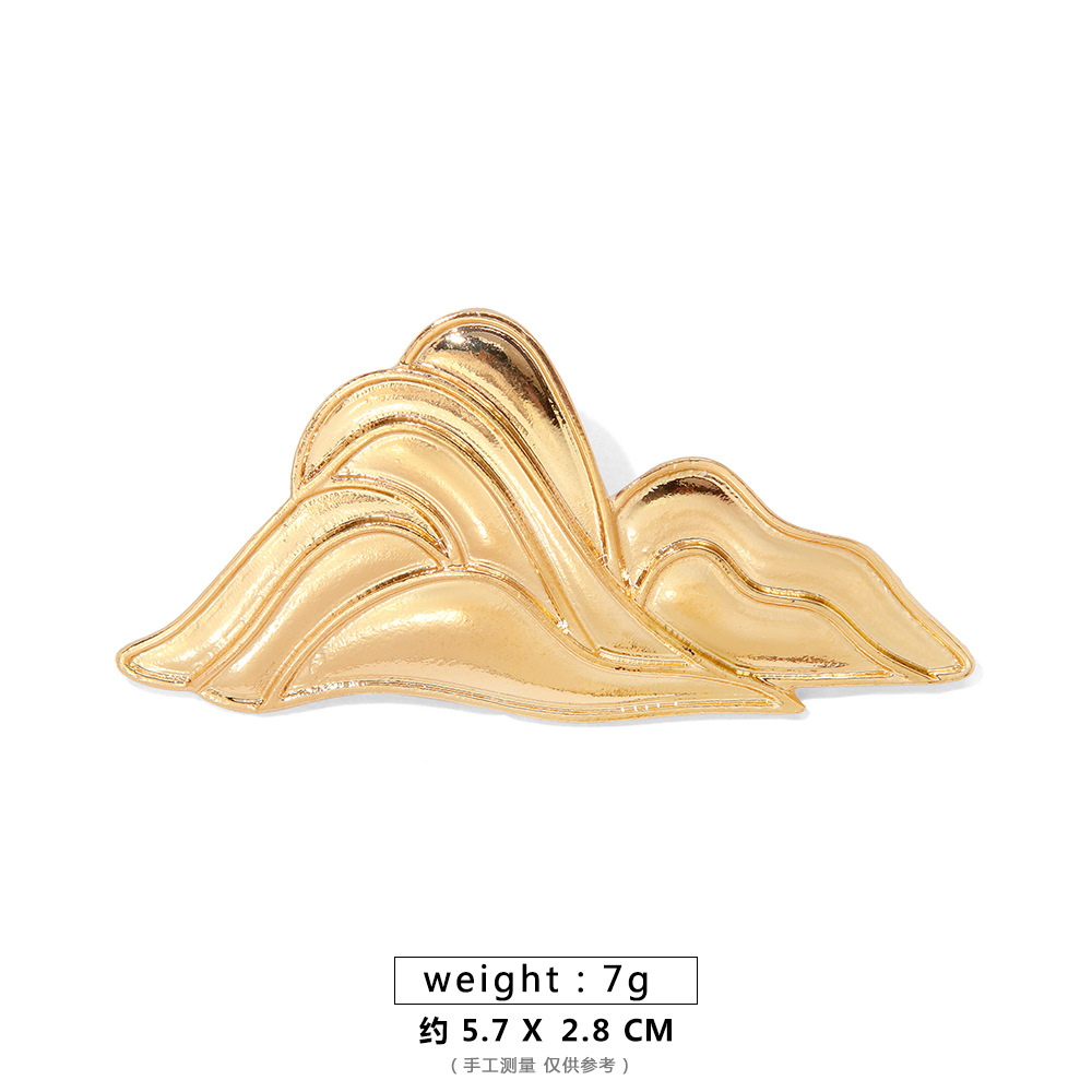 【고품질】흐르는 구름과 산