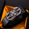 Gun black sports car with all-round side band-B