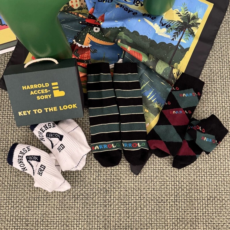 Trendy Children's Socks Japanese Style Spring Summer Cartoon Socks for Boys and Girls Trendy Children's Socks Japanese Style Spring Summer Cartoon Socks for Boys and Girls
