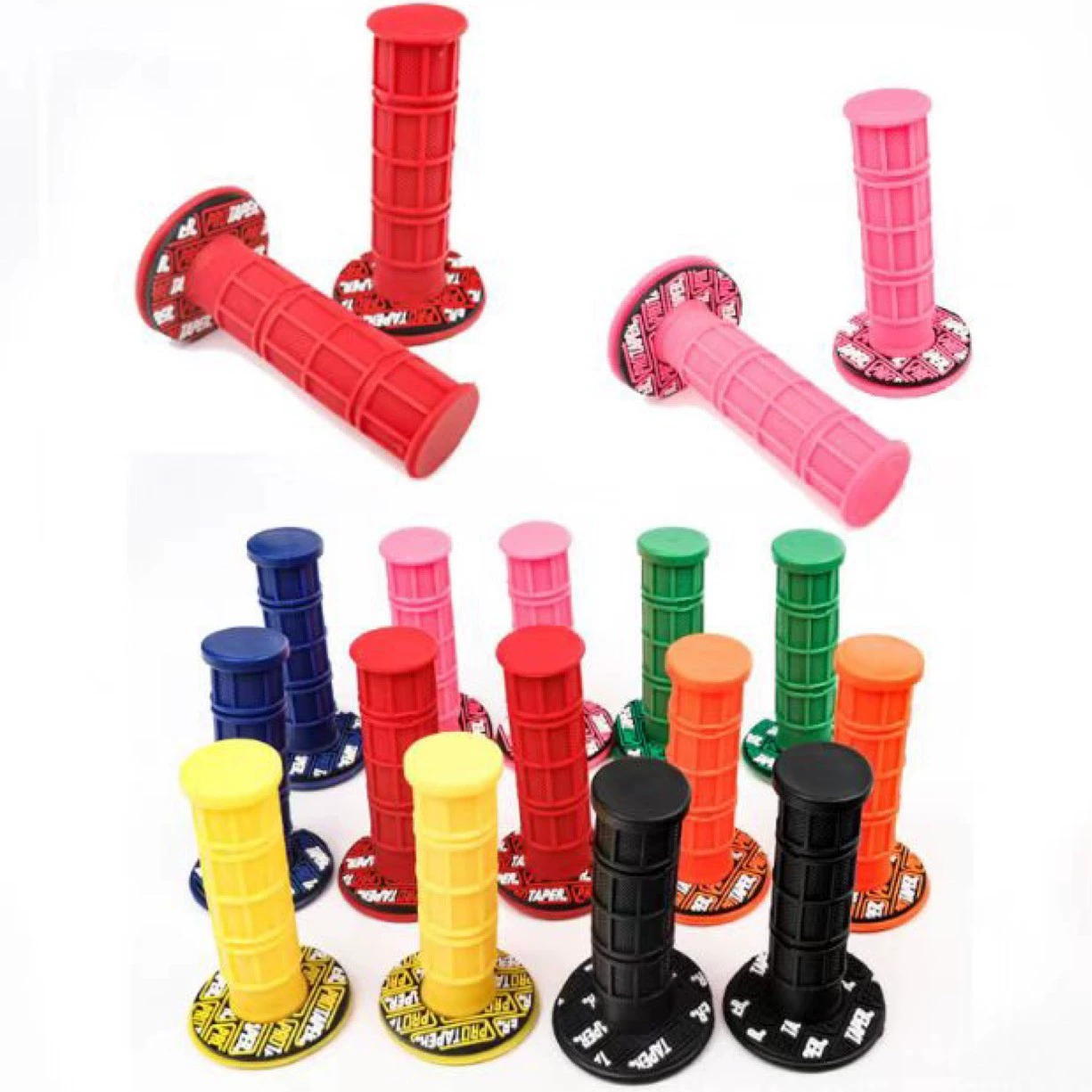 Мотоциклетные ручки для внедорожных мотоциклов 22/24 мм, модифицированные, для руля, с ручкой газа, антивибрационные, противоскользящие