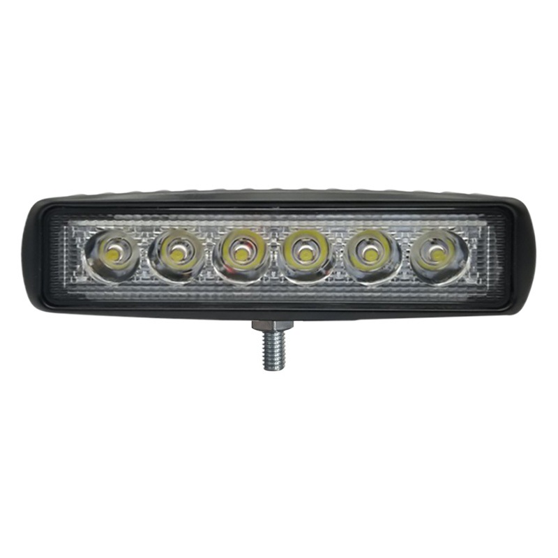 Luz de trabajo LED recta de 4 pulgadas y 18W, foco para coche, luz modificada para coche, camión, barco de carga, súper brillante