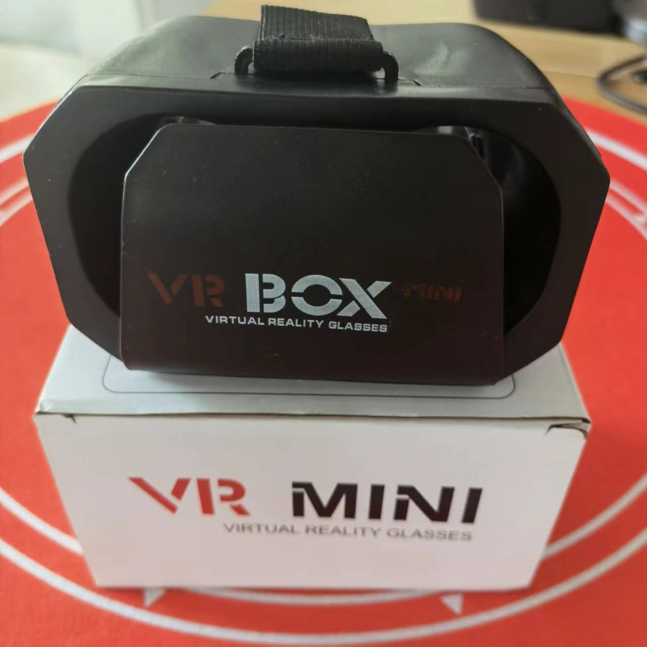 [공장 직접 공급] 미니 VR 가상 안경 가상 현실 안경 3D 비디오 시네마 헤드셋 안경 없음