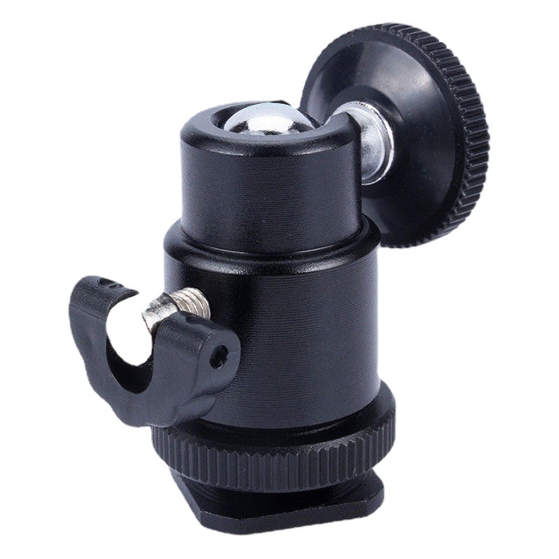 Soporte para teléfono móvil de 360 grados de rotación zapata cámara ptz placa de liberación rápida zapato caliente mini 1/4 tornillo boca esférica pequeño ptz